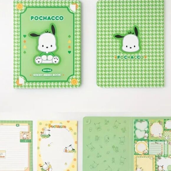 3 for $26 - Hello Kittys Pochacco Memo Book- Set of Sticky Notes - Picture 3 of 5